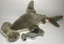 Hammer Head Shark Realistic Plush Lot Clip Sound Ocean Animal Wild Republic 22"