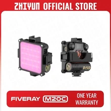 ZHIYUN FIVERAY M20C 20W RGB Led Pocket Video Light APP Control 2500K-10000K