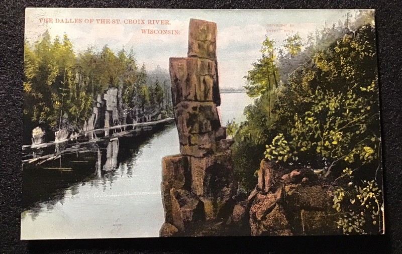 DEVILS CHAIR, THE DALLES ST. CROIX RIVER WISCONSIN SALESMAN’S SAMPLE ADVERTISING