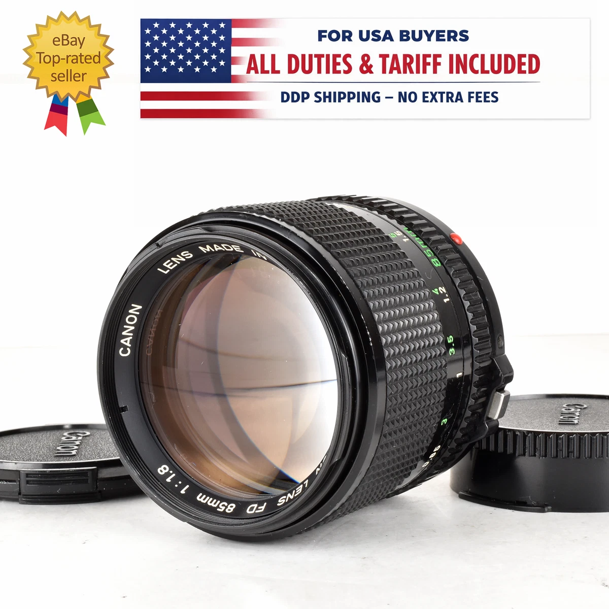 Canon FD f/1.8 Camera Lenses 85mm Focal for sale | eBay