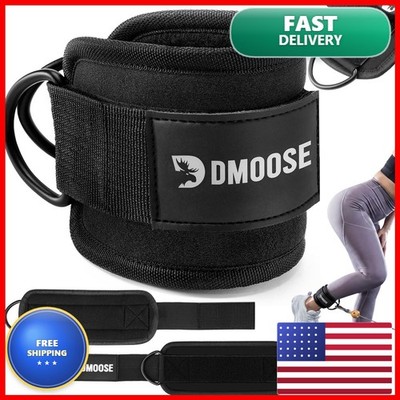 DMoose Ankle Strap for Cable Machine - Gym Ankle Cuff for Men Women