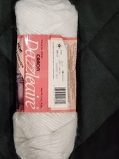3oz Worsted Caron Dazzleaire Off White Yarn 80 Acrylic 20 Nylon