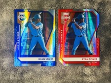 Ryan Spikes 2021 Elite Extra Edition Red Die Cut SP /115 & Aspirations SP /249