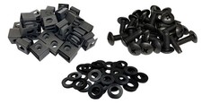 Slide-on Cage Nut  Screws M6 with Washers 25-Pack USA Made