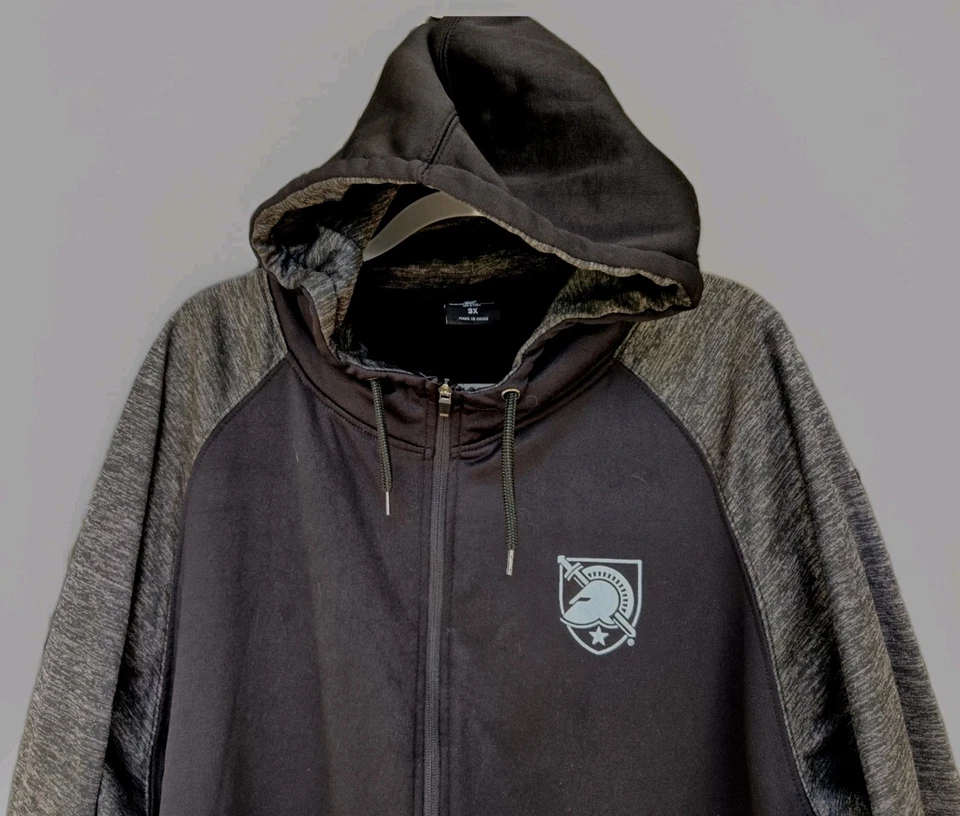 Ejército Negro Caballeros West Point Coliseo Ligero Sudadera con Capucha para Hombres 3XL Foto 2 de 4