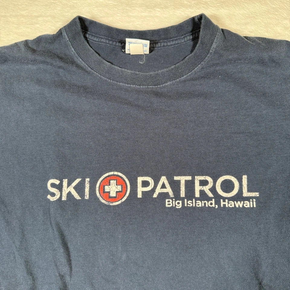 Crazy Shirts Ski Patrol Big Island Hawaii Camiseta Manga Larga Para Hombre XL Foto 3 de 4