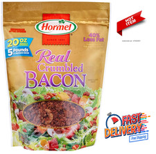 Hormel Premium Real Crumbled Bacon, 20 Oz Pouch 5 pound pack of 1