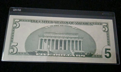 Uncirculated Low Serial 3 Digits $5 Atlanta District (F6) Series of 2003 - Picture 2 of 3
