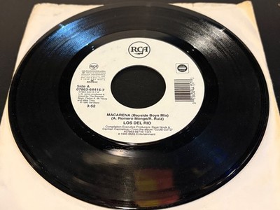Los Del Rio Macarena/ Scatman John ~ Scatman ~ 1995 RCA VG+ 45 RPM Record TESTED