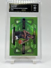 2021-22 Panini Obsidian TYRESE MAXEY Green Flood Pitch Black #20 76ers GMA 10