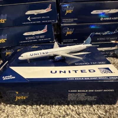 GeminiJets Boeing 757-300 United Scale 1:400 Diecast Model Aircraft