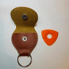 Key chain Guitar Pick Holder with Bog Street Pick