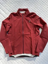 Specialized Men's Cycling RBX Comp Rain Shell Jacket Size Medium Maroon Burgundy