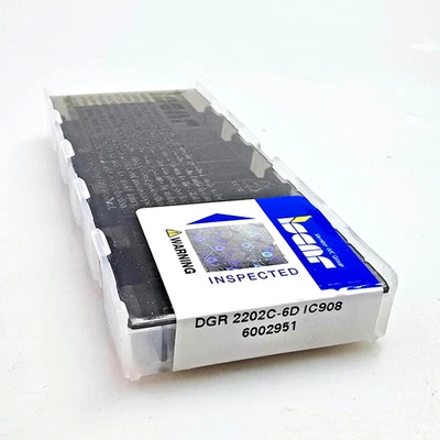 Iscar DGR 2202C-6D IC908 Carbide Cutoff Insert Groove-Turn (Box of 10)