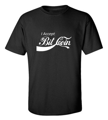 I Accept Bitcoin T-Shirt Crypto BTC Hodl Boss Funny Statement Gift
