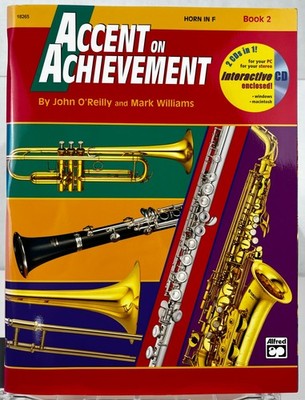 Accent On Achievement Book 2 Horn in F With CD By John OReilly Mark Williams