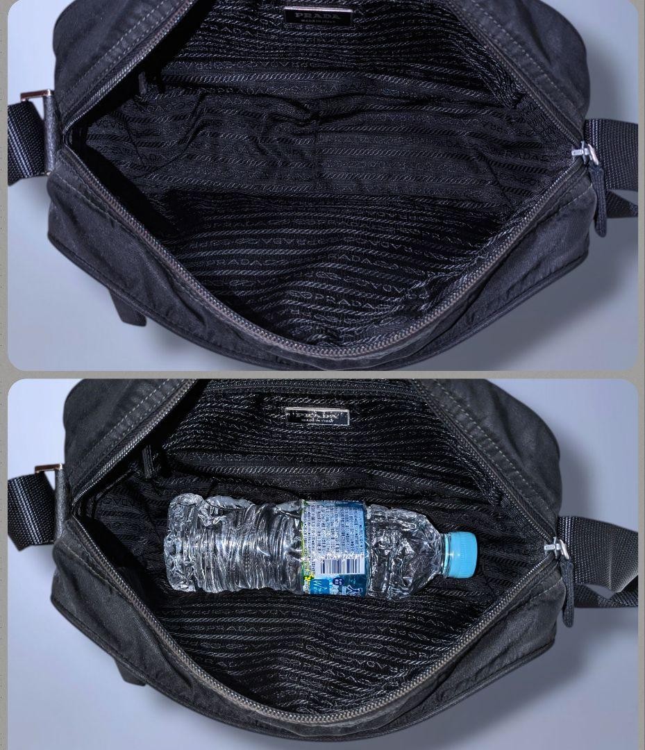 PRADA Nylon Camera Shoulder Bag Black Triangle Logo Crossbody USED from JP #SG thumbnail 10