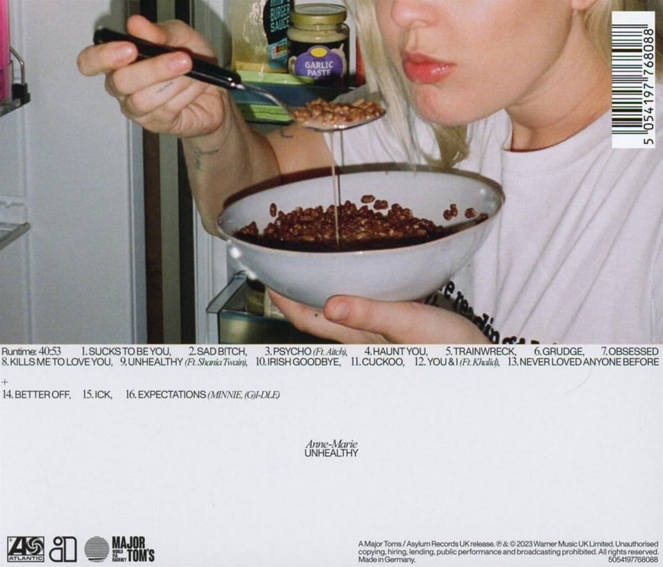 Anne-Marie UNHEALTHY (CD) Deluxe Album (Jewel Case) | eBay