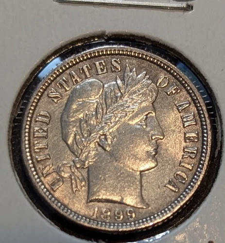 1899 O BARBER DIME CHOICE BU