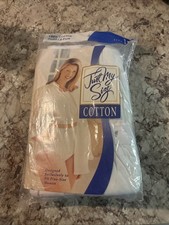 Vintage 2000 Just My Size Women's White Cotton Briefs Size 11 Pack Of 3 Sealed