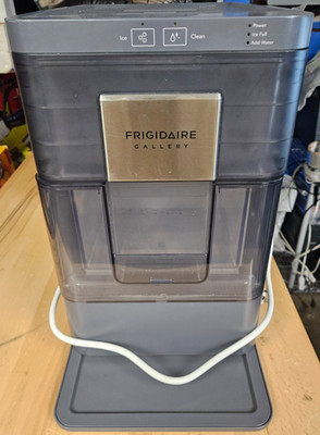 FRIGIDAIRE GALLERY 44LBS CRUNCHY CHEWABLE NUGGET ICE MAKER EFIC256-BLACK TESTED