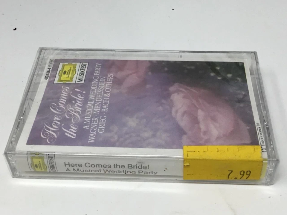 New Sealed Here Comes the Bride a Musical Wedding Party Bach Cassette Tape - Image 2 of 4