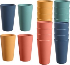 Wheat Straw Cups, Unbreakable Drinking Cups, Reusable Plastic