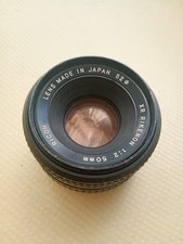 Ricoh XR Rikenon 50mm f/2 Prime Lens PK Pentax K Mount Vintage Japan MF