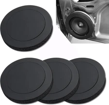 4PCS Car 6.5  Audio Speaker Foam Gaskets Bass Sound Insulation Seal Rings