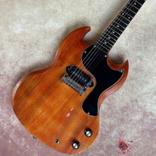 Custom Shop 1965 SG Junior Cherry Orange Electric Guitar 6-String P90 Pickup