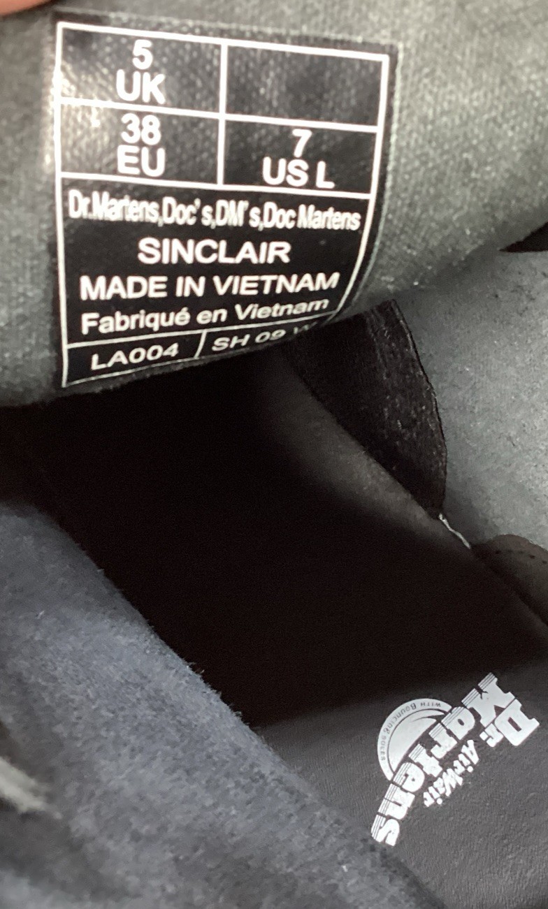 NEW Dr. Doc Martens Womens Sinclair Black Leopard Embossed Leather Boots Size 7 thumbnail 11