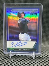 Dean Curley 2026 Leaf Metal - Base Auto - Blue #3/5 Guardians