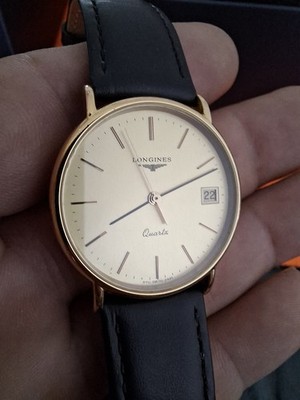 Longines Quartz Swiss Made Herren Uhr Vintage Original Box.