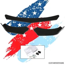 Universal Front Bumper Lip Chin Spoiler Splitter Protector Diffuser Body Kit New