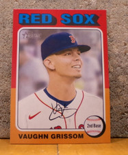 BASEBALL CARD TOPPS RETRO 1975 ARCHIVES BOSTON RED SOX VAUGHN GRISSOM 2ND BASE