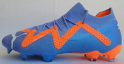 Mens Size 6.5 Blue Orange Puma Future Ultimate FG/AG Soccer Cleats