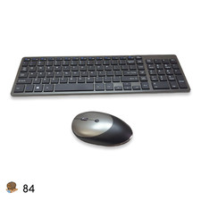 SEENDA IWG-348TZ Wireless Keyboard and Mouse Combo Grey, Black Keys