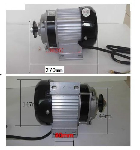 Magnete permanente motore brushless ad ingranaggi DC BM1418ZXF 48 V - Foto 4 di 10