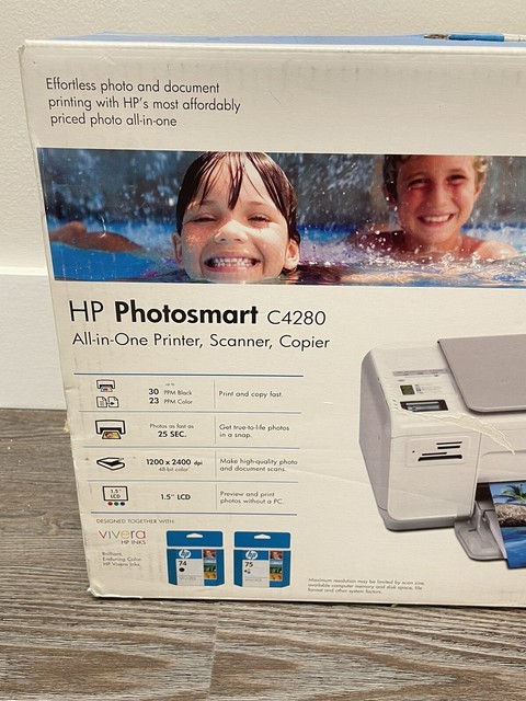 HP Photosmart C4280 All-In-One Inkjet Printer for sale online | eBay