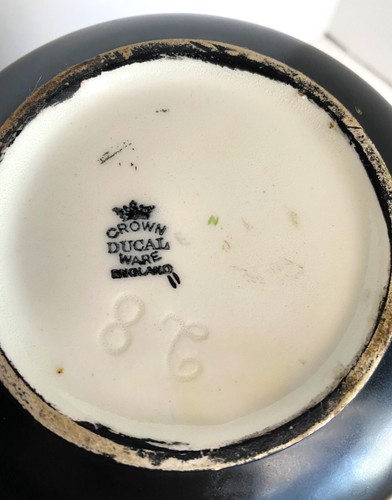 Rarissimo vaso carnevale vintage corona merce ducale Inghilterra lanterne orientali anni 20 - Foto 8 di 8