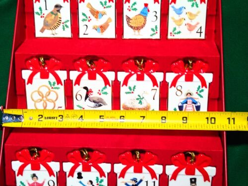 Lenox 12 Days Of Christmas Ornaments Set Of (12) m.s.r.p is $160.00 New in Box - Picture 4 of 21