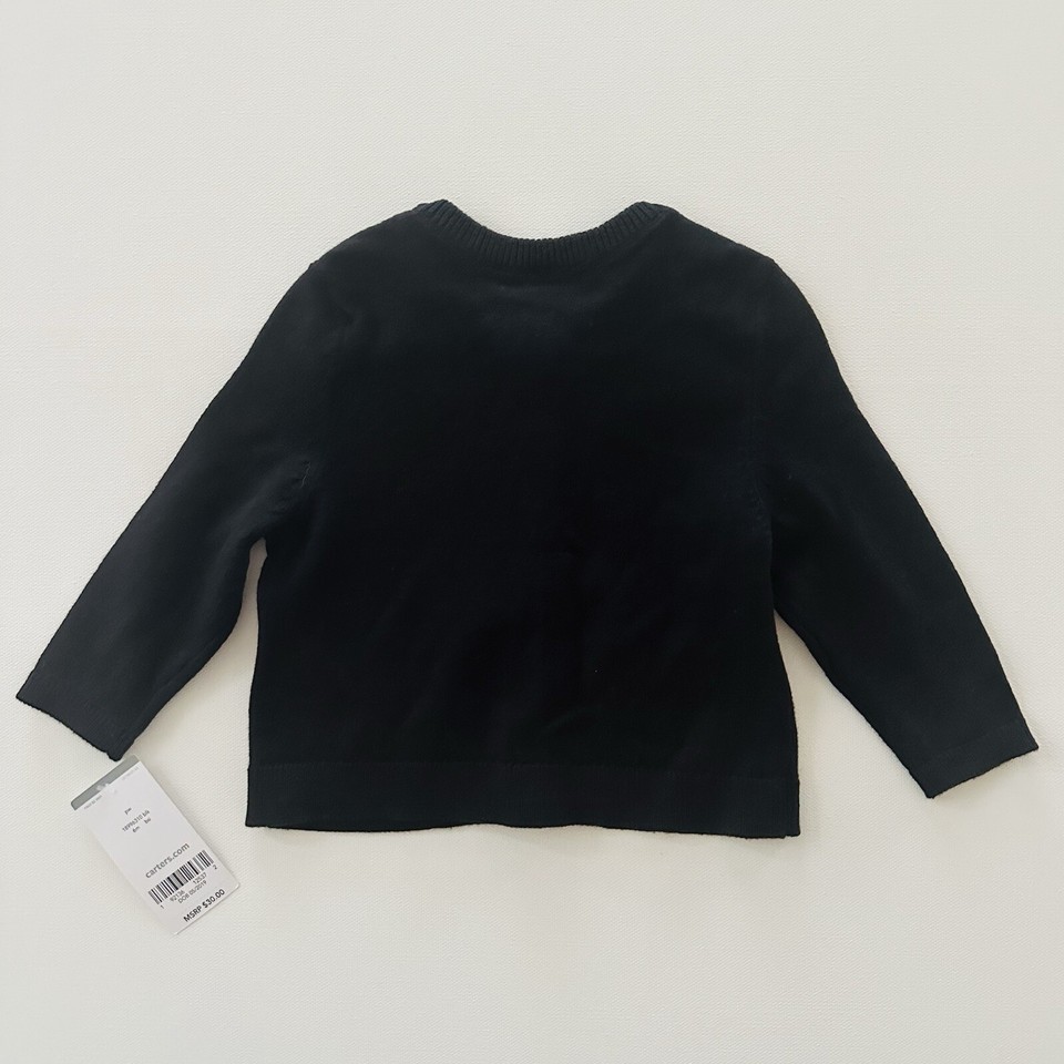 Carter’s 6 Months Baby Girl Black Cardigan Sweater NWT eBay