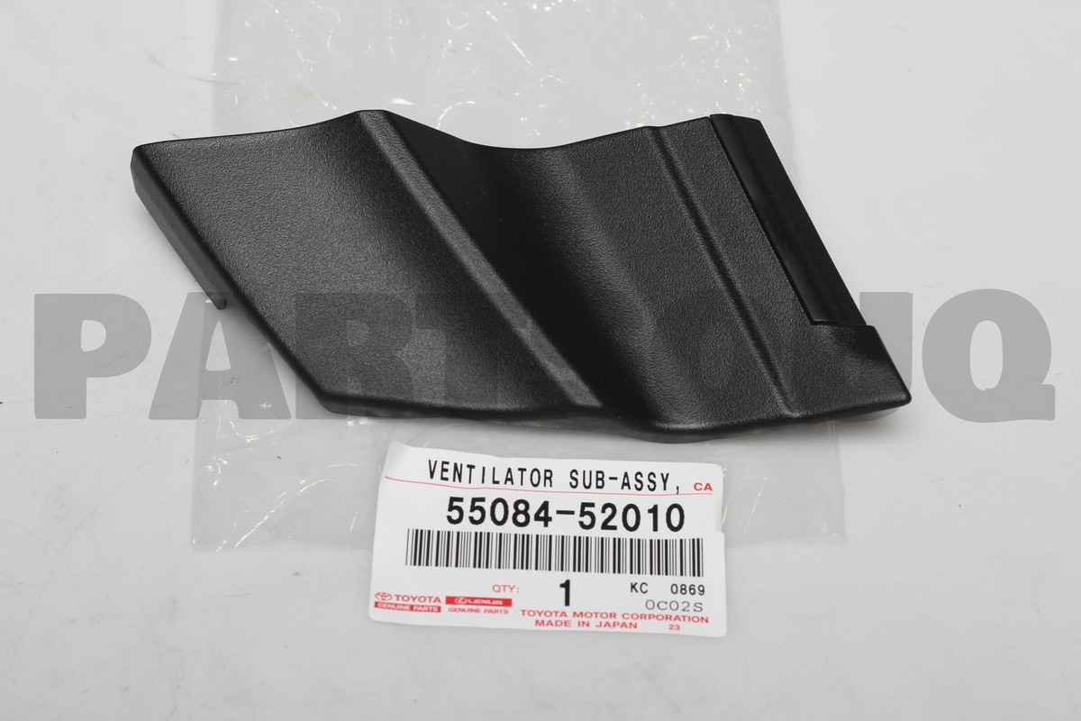 5508452010 Genuine Toyota VENTILATOR SUB-ASSY, COWL SIDE, LH 55084 