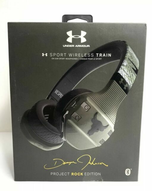 Under armour Project Rock Edition Wireless Headphones - Camo Under armour Project Rock Edition Wireless Headphones - Camo