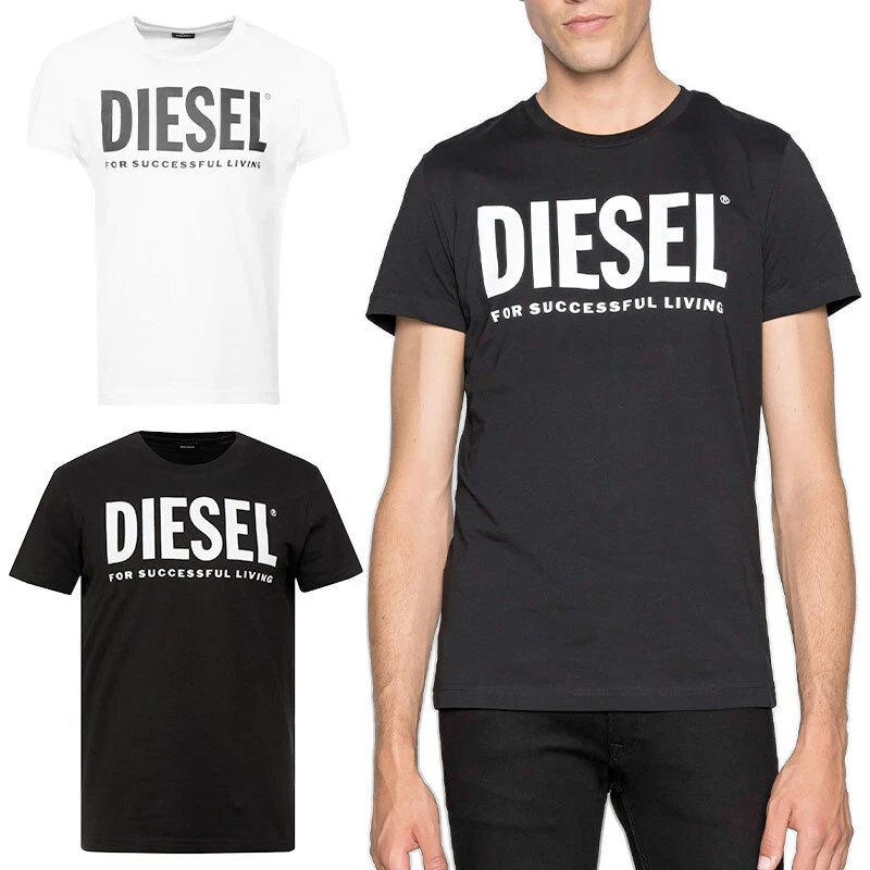 diesel black t shirt mens
