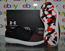 Under Armour Boys PS Charged 24/7 Low 1287854-001 Black/Red NIB See Sizes