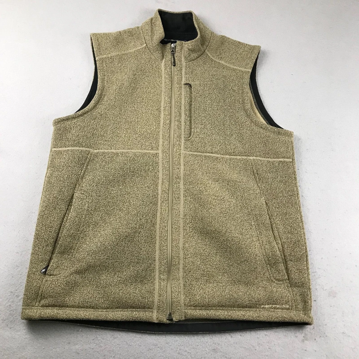 Gilet Polaire ExOfficio Homme Taille XL - Vert - Double Zip - Idéal Voyage