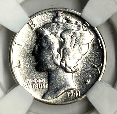 1941-D Mercury Dime Shine EF+ Detail 10C COMBINED SHIPPING