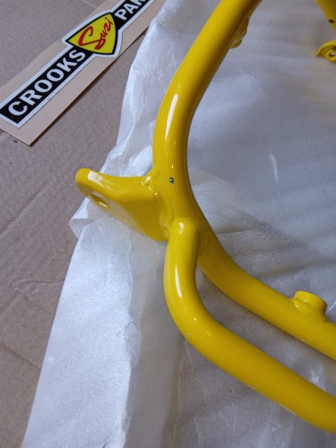 NOS 43980-14D12-1AZ DR350 / DR250 Genuine Suzuki Yellow Frame Grab Rail - Picture 11 of 12