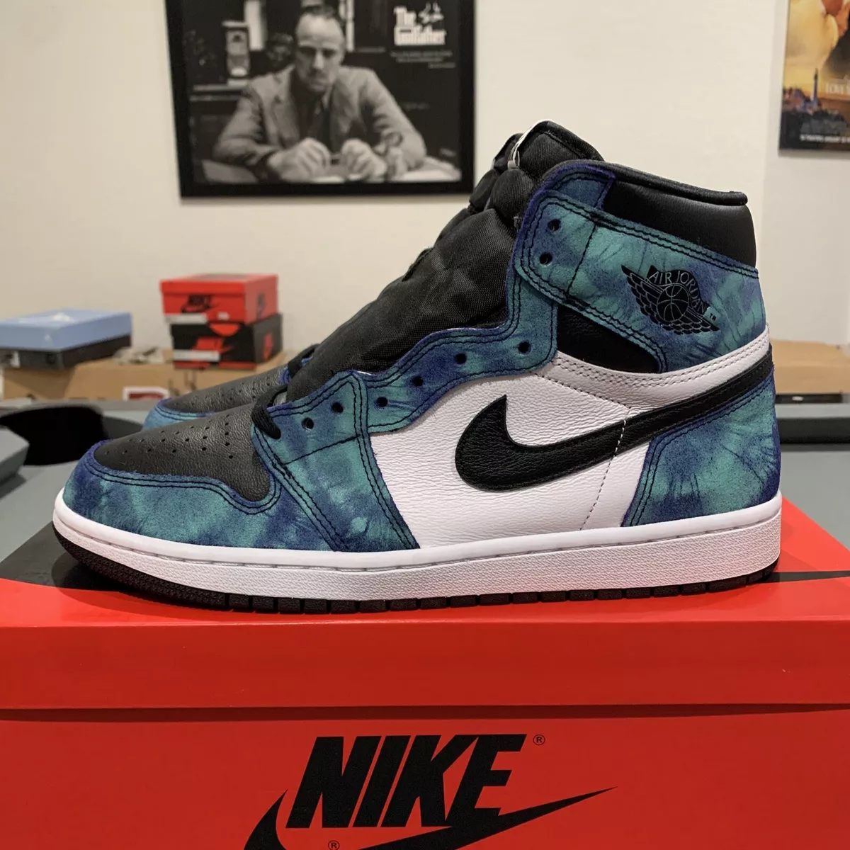 100% AUTHENTIC‼️Air Jordan 1 Retro High Og Tie-Dye Size 11 Women’s / 9.5  Men’s ✅